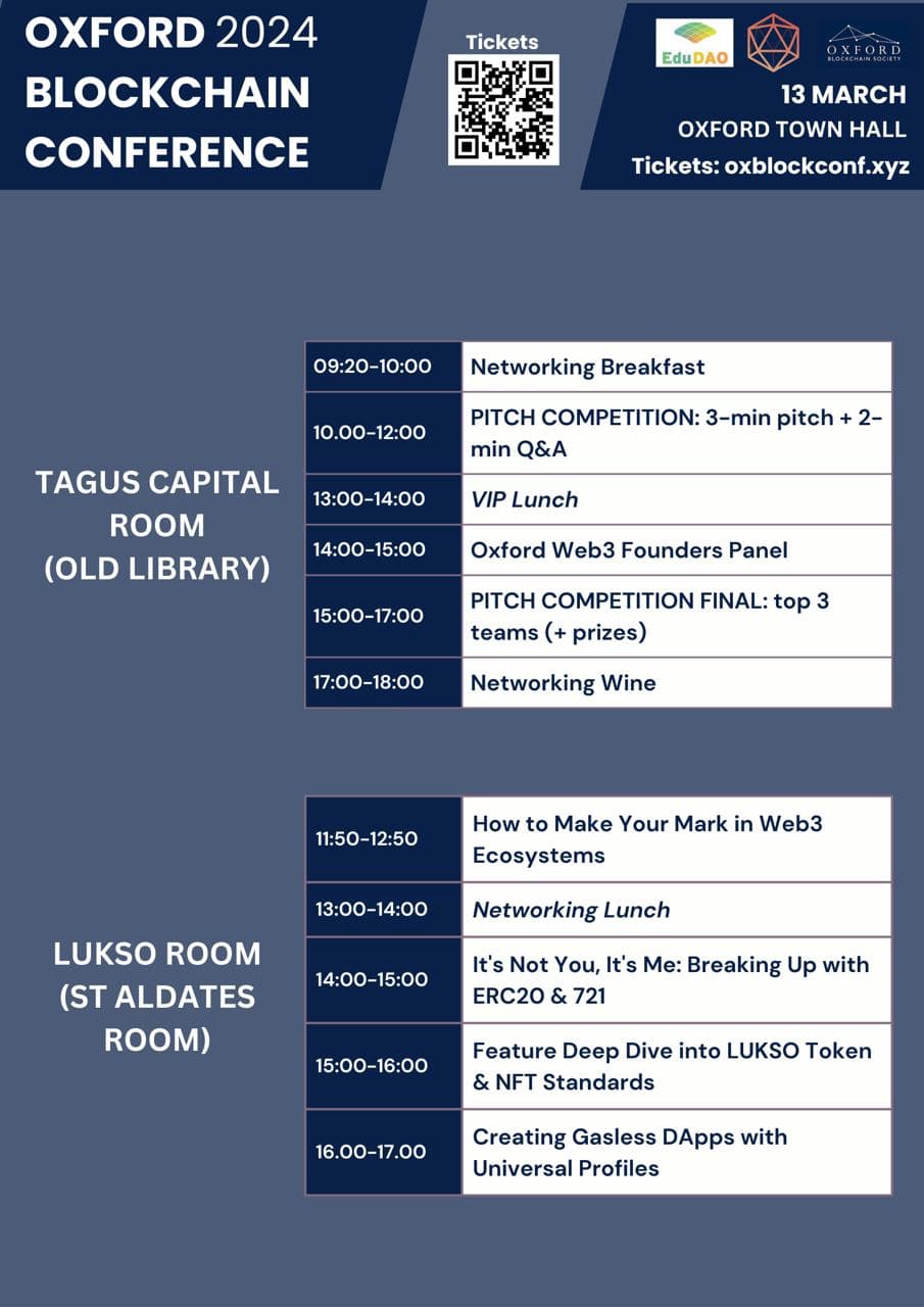 Conference Schedule